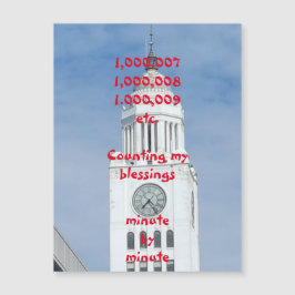 Räkna mitt välsignelsekort med magnethälsning