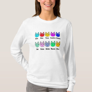 Räkna spanska katter t shirt