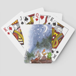 Räkna stjärnor spel kort