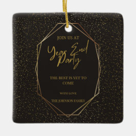 Räkna till 2025: fira nyåret! julgransprydnad keramik