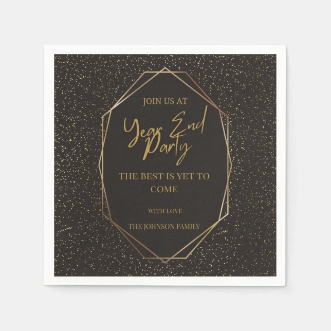 Räkna till 2025: fira nyåret! pappersservett (Framsidan)