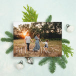 Räkna vår välsignelse helg vykort<br><div class="desc">Räkna vår välsignelse religiösans juldesign</div>