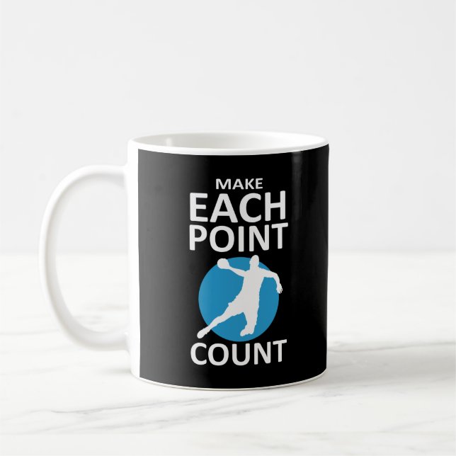 Räkna varje punkt - Handboll Kaffemugg (Vänster)