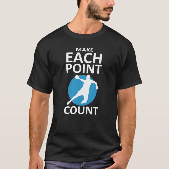Räkna varje punkt - Handboll T Shirt (Framsida)