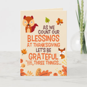 Räkna vårt välsignelsekort kort