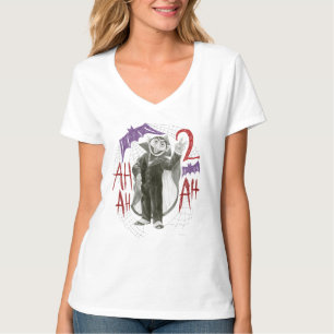 Räkna von Count B&W Sketch Teckning Tee