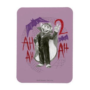 Räkna von Count B&W Skiss Teckning Magnet