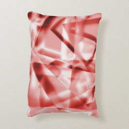 Räknare biet av akryl, rött till lax prydnadskudde