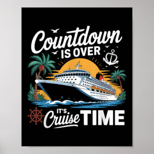 Räknaren Är Över Dess Kryssningstid Kryssning Seme Poster