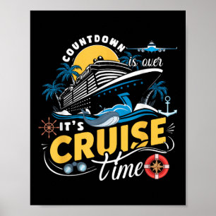 Räknaren Är Över Dess Kryssningstid Kryssningsfart Poster