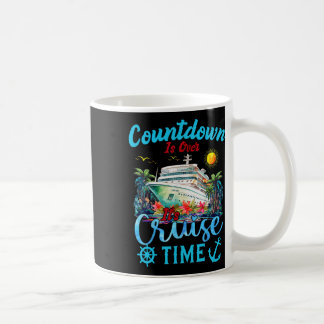 Räknaren Är Över Det Är Kryssningstid Män Kvinnor Kaffemugg
