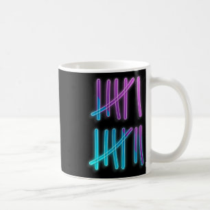 Räknemärken 67 Meme Färgrik Räkning 6 7 Brainrot Kaffemugg