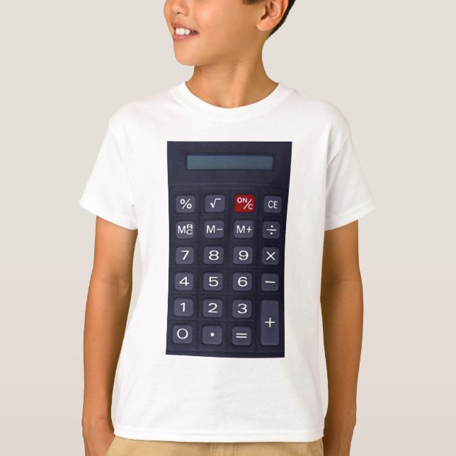räknemaskin tee (Framsida)