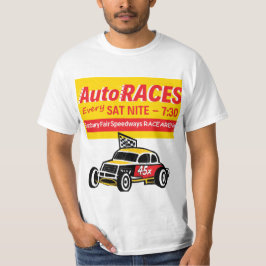 Räkning 1SidewCoup Danbury mässaRacearena för Auto Tee