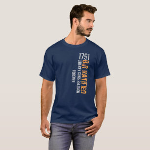 Räkning av rättigheter 1791 t-shirt