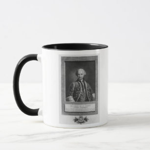 Räkning av St Germain, berömd alkemist, 1783 Mugg