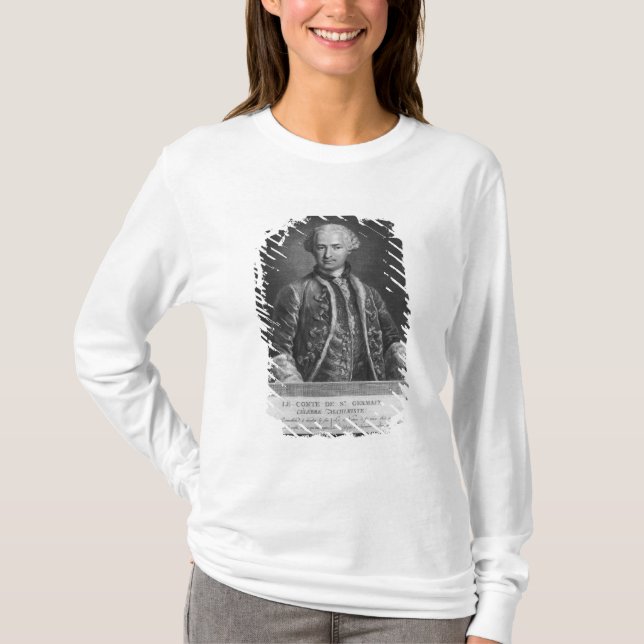Räkning av St Germain, berömd alkemist, 1783 Tee (Framsida)