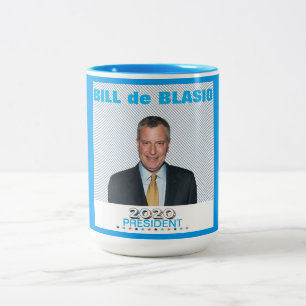 Räkning de Blasio 2020 Två-Tonad Mugg