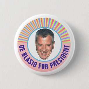 Räkning de Blasio för presidenten 2020 Knapp