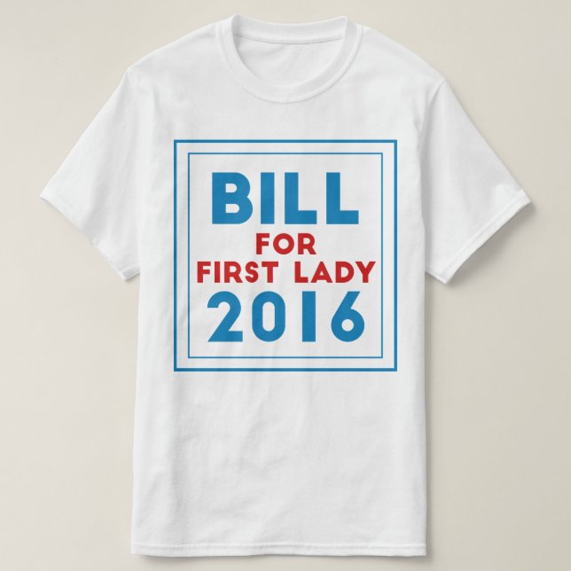 Räkning för den första damen t-shirt (Design framsida)