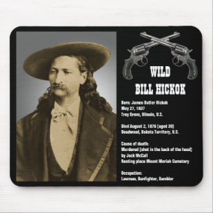 Räkning Hickok Mousepad Musmatta
