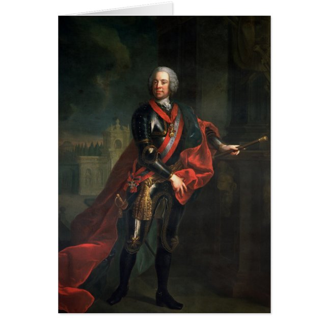 Räkning Leopold Joseph von Daun Hälsningskort (Framsidan)