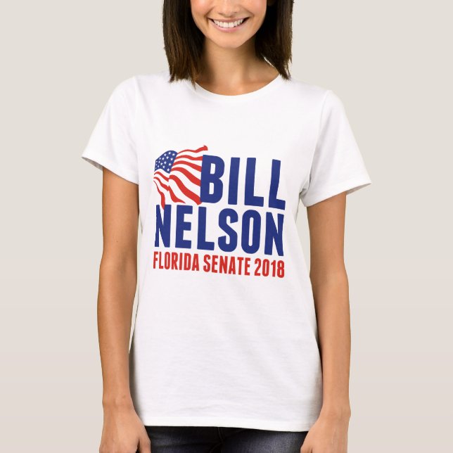 Räkning Nelson för den Florida senatoren 2018 T Shirt (Framsida)
