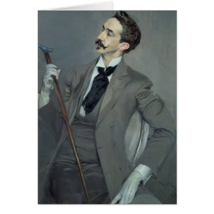 Räkning Robert de Montesquiou 1897 Hälsningskort
