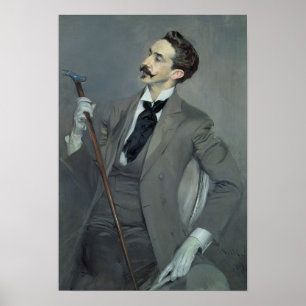 Räkning Robert de Montesquiou 1897 Poster
