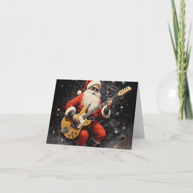 Rakning runt Julgran Helgkort (Framsida)