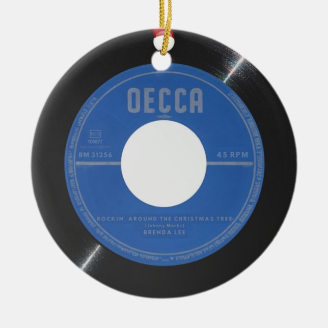 Rakning runt Julgran Julafton-prydnadsföremål Julgransprydnad Keramik (Framsidan)