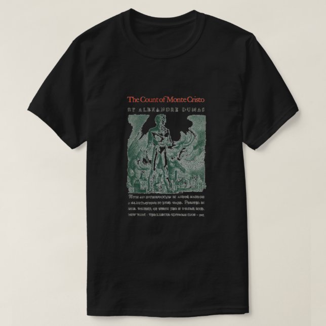 Räkningen av Monte Cristo av Alexandre Dumas Cover T Shirt (Design framsida)