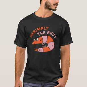 Räkor av bästa djurets pun Shrimp Decapod Marin T Shirt