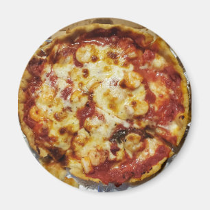 Räkor och ost Pizza Food Magnet