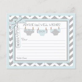 Råkort för Chevron Boy Diaper