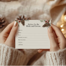 Råkort för Rustic Möhippa | Pets & Pinecones Flygblad