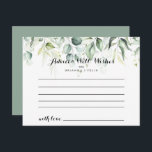 Råkort för vattenfärg Eucalyptus Greenery Bröllop Vykort<br><div class="desc">Det här vattenfärgade eucalyptus grey bröllop-rådgivningskortet är perfekt för ett rustiskt bröllop. Utformningen har egenskaper. Denna konstnärliga utformning har hand-,  vattenfärgs-,  eukalyptus grönt foliage,  inspirerande naturskönhet. Anpassa korten med namn från bruden och brudgummen,  blivande föräldrar eller student.</div>