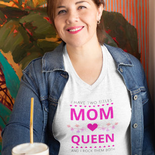 Rakplattor Mamma och drottning T Shirt