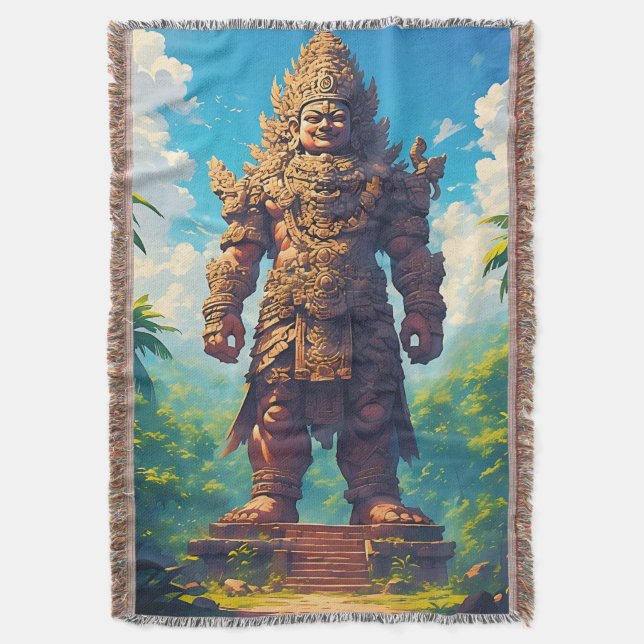 “Raksasa Nusantara” (Arkipelagens jätte) Filt (Framsidan Vertikal)