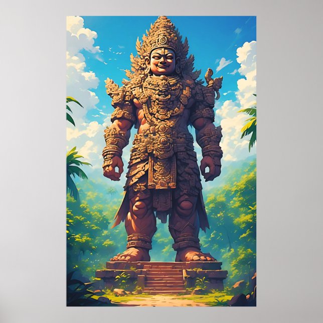 “Raksasa Nusantara” (Arkipelagens jätte) Poster (Framsidan)