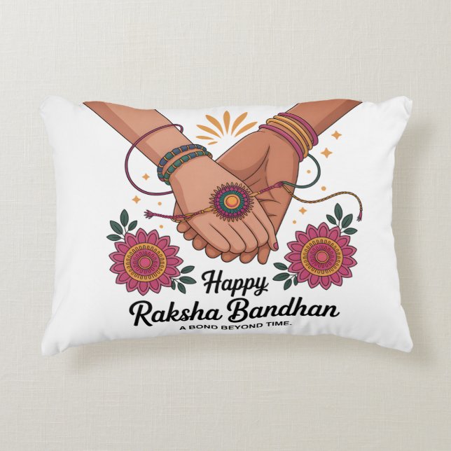 Raksha Bandhan accentkudde Prydnadskudde (Framsidan)