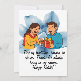 Raksha Bandhan Card Julkort