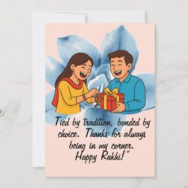 Raksha Bandhan Card Julkort