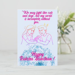 Raksha Bandhan Card Julkort