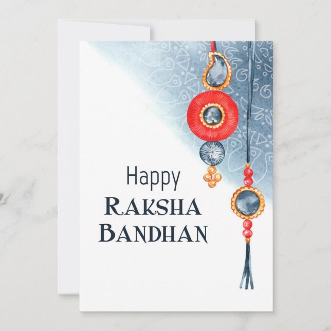 Raksha Bandhan Greeting Card Kort (Framsida)