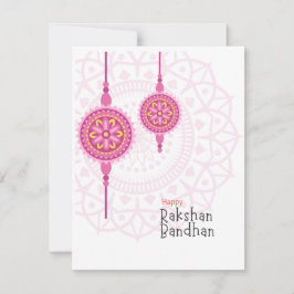 Raksha Bandhan Helgdag Card Julkort