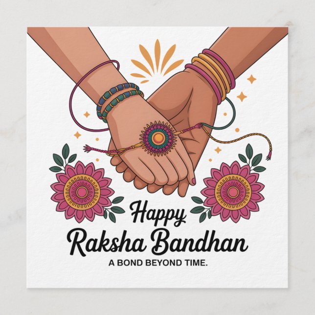 Raksha Bandhan-inbjudan Inbjudningar (Framsida)