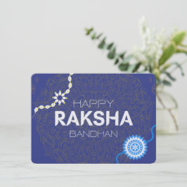 Raksha Bandhan Lycka – Broder och syster band för Julkort