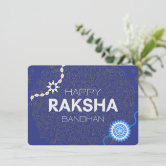 Raksha Bandhan Lycka – Broder och syster band för Julkort