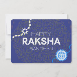 Raksha Bandhan Lycka – Broder och syster band för  Julkort